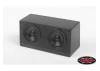 1:10 Subwoofer RC4WD 10th dual sud speaker box w/ grill details TOY RC4WD
