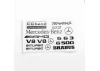 Steel Logo Decal Sheet for Traxxas TRX-4 Mercedes-Benz G-500 RC4WD
