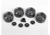 RC4WD Oem Xj 1.9 Beadlock Wheels (Gunmetal)