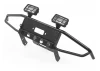 RC4WD Guardian Steel Front Winch Bumper W/Lights For Axial 1:10 SCX10 II Umg10 (Black)
