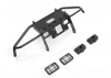 RC4WD Guardian Steel Front Winch Bumper W/Lights For Axial 1:10 SCX10 II Umg10 (Black)