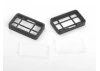 RC4WD Ranch Steel Front Winch Bumper W/ Lights For Axial 1:10 SCX10 II Umg10 (Black)