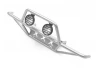 RC4WD Tri-X Steel Stinger Front Bumper W/ Lights For Vanquish Vs4-10 Origin Body (Silver)