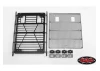 RC4WD Command Roof Rack W/Diamond Plate + 4X Square Lights Traxxas TRX-4 Mercedes-Benz G-500 (A)