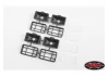 RC4WD Command Roof Rack W/Diamond Plate + 4X Square Lights Traxxas TRX-4 Mercedes-Benz G-500 (A)