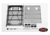RC4WD Command Roof Rack W/Diamond Plate + 4X Square Lights Traxxas TRX-4 Mercedes-Benz G-500 (A)