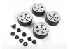 RC4WD Seren 2.2 Beadlock Wheels W/ Center Caps (Silver)