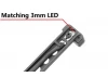 Spare Wheel and Tire Holder w/ Clear High Rear Brake Light for Axial 1:10 SCX10 III Jeep JLU Wrangler RC4WD