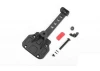 Spare Wheel and Tire Holder w/ Red High Rear Brake Light for Axial 1:10 SCX10 III Jeep JLU Wrangler RC4WD