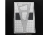 Steel Front Side Hood Diamond Plates for RC4WD Gelande II 2015 Land Rover Defender D90 RC4WD