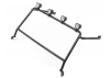 Front Window Roll Cage w/ Flood Lights for RC4WD Gelande II 2015 Land Rover Defender D90 (Heritage Edition) RC4WD