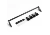 Steel Roof Light Bar w/ Flood Lights for RC4WD Gelande II 2015 Land Rover Defender D90 RC4WD