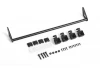 Steel Roof Light Bar w/ Flood Lights for RC4WD Gelande II 2015 Land Rover Defender D90 RC4WD