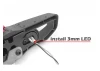 OEM Wide Front Winch Bumper W/ Steering Guard for Axial 1:10 SCX10 III Jeep JLU Wrangler (B) RC4WD