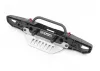 OEM Wide Front Winch Bumper W/ Steering Guard for Axial 1:10 SCX10 III Jeep JLU Wrangler (B) RC4WD