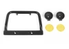 Steel Push Bar Front Bumper W/ Yellow Flood Lights for RC4WD Gelande II 2015 Land Rover Defender D90 RC4WD