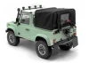 Steel Tube Bed Cage w/ Soft Top for RC4WD Gelande II 2015 Land Rover Defender D90 (Pick-Up) (Black) RC4WD