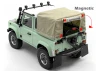 Steel Tube Bed Cage w/ Soft Top for RC4WD Gelande II 2015 Land Rover Defender D90 (Pick-Up) (Tan) RC4WD