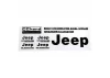 Metal Logo Decal Sheet for Axial 1:10 SCX10 III Jeep (Gladiator/Wrangler) (Black) RC4WD