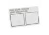 Mirror Decals for Axial 1:10 SCX10 III Jeep JLU Wrangler RC4WD