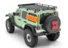 Steel Tube Roof Rack W/ Rear Utility Lights for Axial 1:10 SCX10 III Jeep JLU Wrangler RC4WD