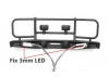Micro Series Tube Front Bumper w/ flood lights for Axial SCX24 1/24 1967 Chevrolet C10 RC4WD