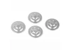 Micro Series 1/24 Wheel Hub and Rotors for AXIAL SCX24 1/24 RTR (Stamped Steel Beadlock Wheels) RC4WD