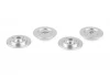 Micro Series 1/24 Wheel Hub and Rotors for AXIAL SCX24 1/24 RTR (Stamped Steel Beadlock Wheels) RC4WD