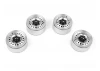 Rad 1.9 Aluminium Internal Beadlock Wheels (Silver) RC4WD
