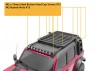 Roof Rails and Metal Roof Rack for Traxxas TRX-4 2021 Bronco (Style B) RC4WD