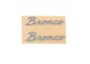 Body Decals for Traxxas TRX-4 2021 Ford Bronco (Silver) RC4WD