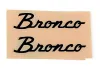 Side Metal Emblem for Axial SCX10 III Early Ford Bronco (Black) RC4WD