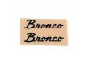 Side Metal Emblem for Axial SCX10 III Early Ford Bronco (Black) RC4WD