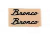 Side Metal Emblem for Axial SCX10 III Early Ford Bronco (Black) RC4WD