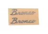 Side Metal Emblem for Axial SCX10 III Early Ford Bronco (Silver) RC4WD
