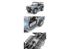 Krabs Side Metal Sliders for Axial SCX10 III Early Ford Bronco (Black) RC4WD
