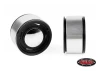Analog 1.9 Aluminium CAP Wheels BLACK RC4WD Polished hub retro RC4WD