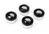 Analog 1.9 Aluminium CAP Wheels BLACK RC4WD Polished hub retro RC4WD