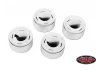 Analog 1.9 Aluminium CAP Wheels WHITE RC4WD Polished hub retro RC4WD