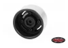 Analog 1.9 Aluminium CAP Wheels WHITE RC4WD Polished hub retro RC4WD