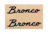 Body Decals for Traxxas TRX-4 2021 Ford Bronco (Black) RC4WD