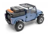 Rear Bed Rack And Tool Box W/ Light Bar for Vanquish VS4-10 Phoenix RC4WD