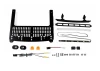 RC4WD Roof Rack W/ Light Bar + Warning Light For Traxxas Trx