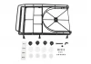 RC4WD Roof Rack With Tyre Mount + Ipf Lights For Gelande II D90
