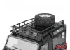 RC4WD Roof Rack With Tyre Mount + Ipf Lights For Gelande II D90