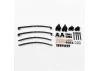 Scale Semi Truck Front Leaf Spring Assembly Set RC4WD