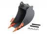 RC4WD Narrow Digging Bucket for 1:14 Scale RTR Earth Digger 360L Hydraulic Excavator RC4WD