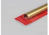 12 Inch Round Brass Tube 7/16 Inch (Pk1) .014 Wall