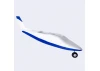 XFly 850mm P68 Fuselage- Blue