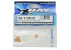 XRay Aluminium Countersunk Shim - Orange (4)